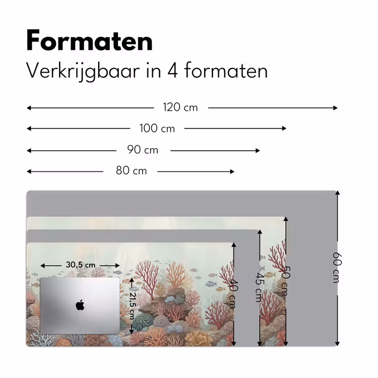 Bureau onderlegger - Onderwater - Koraal - Vis - Natuur — 8