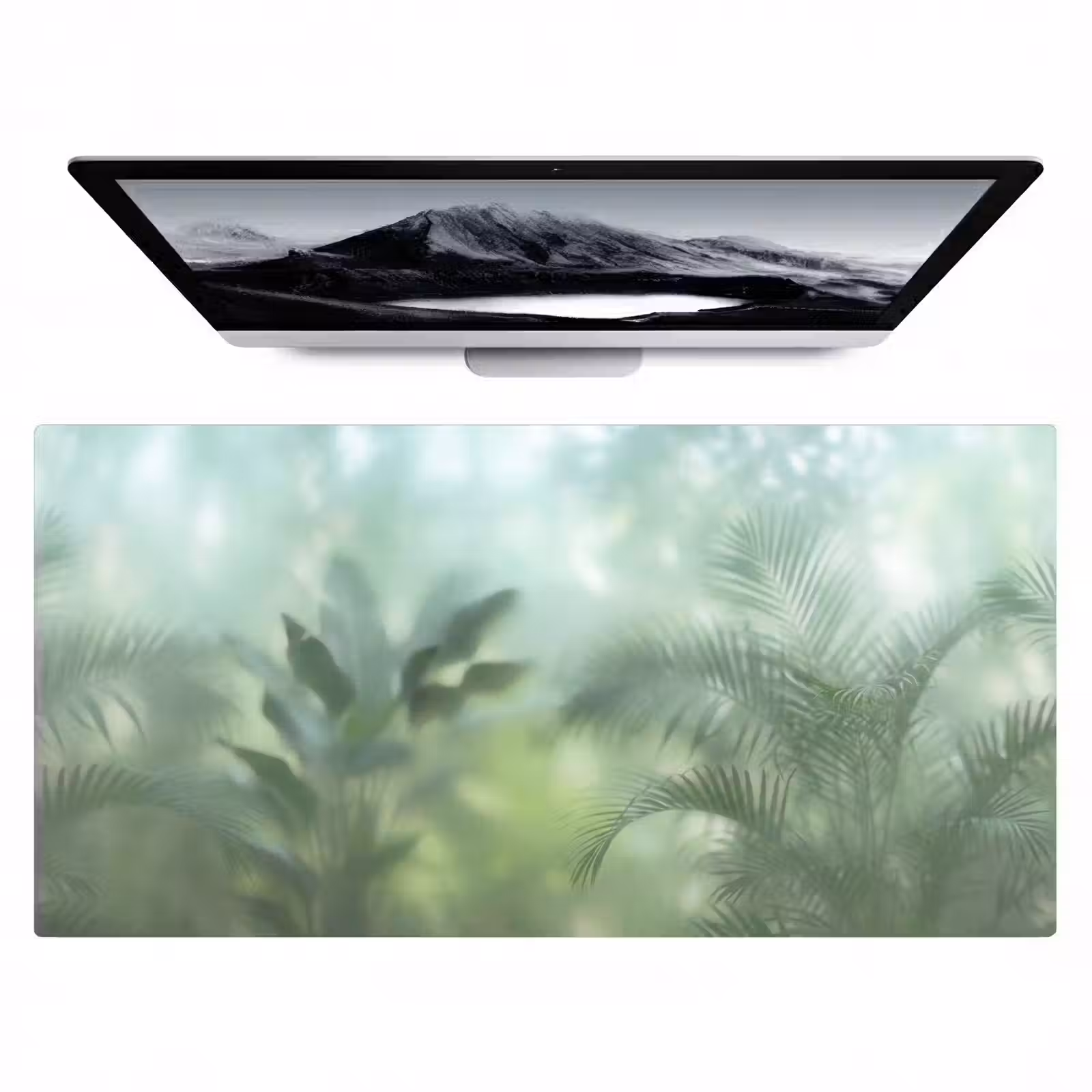 Bureau onderlegger - Natuur - Vervaagd - Groen - Abstract - Modern — 1