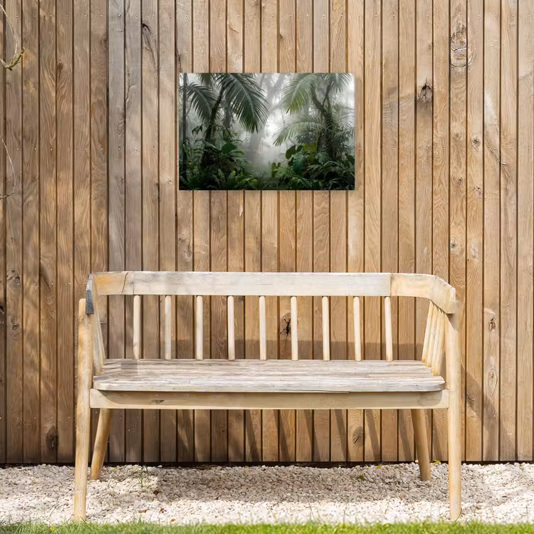 Buiten canvas - Natuur - Jungle - Mist - Tropisch - Groen — 3