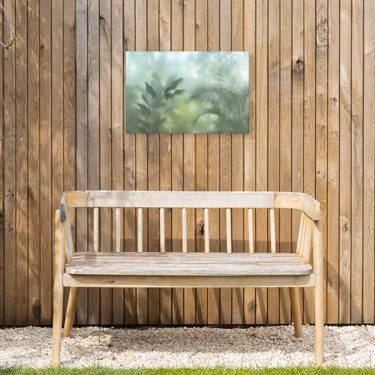 Buiten canvas - Natuur - Vervaagd - Groen - Abstract - Modern — 3