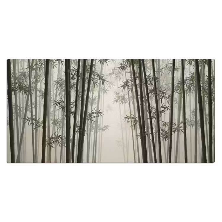 Bureau onderlegger - Bamboe - Bos - Mist - Natuur — 2