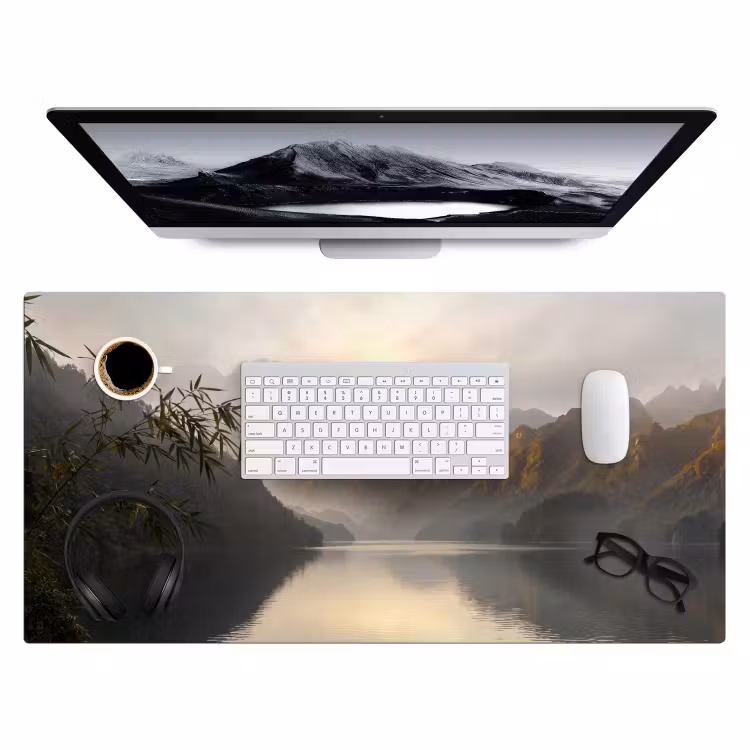 Bureau onderlegger - Bergen - Water - Mist - Natuur - Landschap — 4