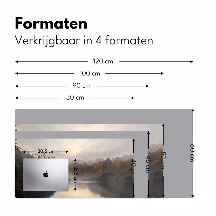 Bureau onderlegger - Bergen - Water - Mist - Natuur - Landschap — 8
