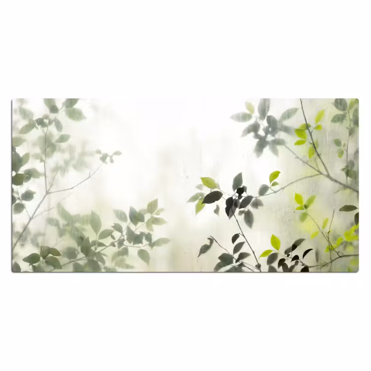Bureau onderlegger - Blad - Schaduw - Natuur - Abstract - Groen — 2