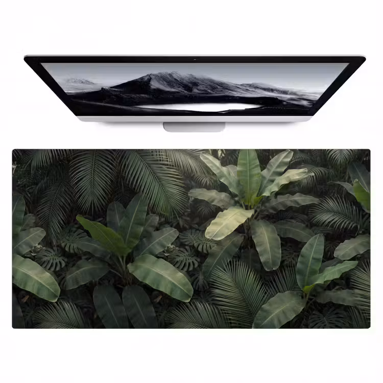 Bureau onderlegger - Bladeren - Groen - Tropisch - Natuur — 1