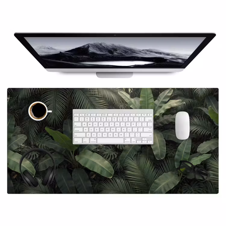 Bureau onderlegger - Bladeren - Groen - Tropisch - Natuur — 4
