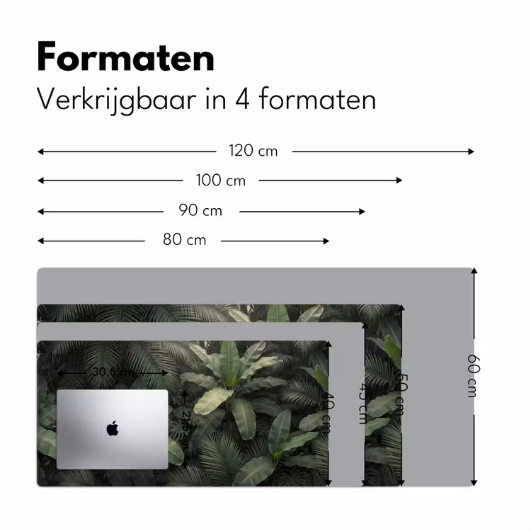 Bureau onderlegger - Bladeren - Groen - Tropisch - Natuur — 8