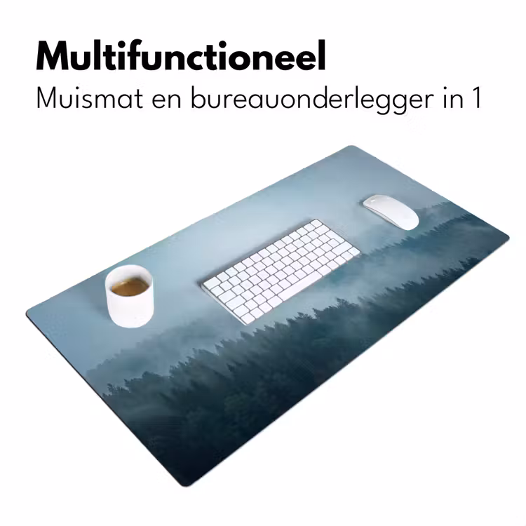 Bureau onderlegger - Bos - Mist - Vogels - Natuur - Groen — 7