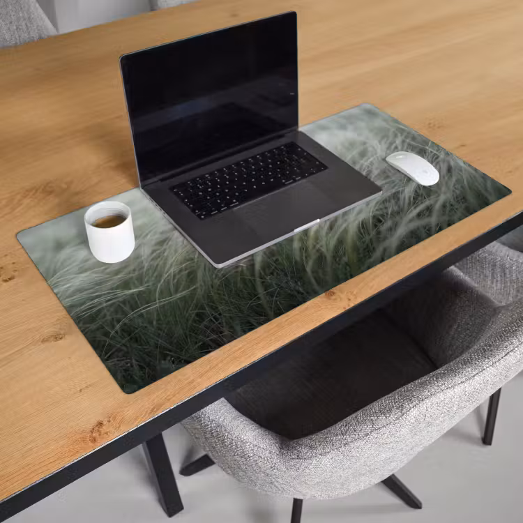 Bureau onderlegger - Gras - Wazig - Natuur - Groen - Zacht — 3