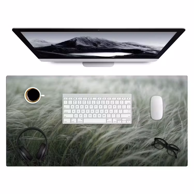 Bureau onderlegger - Gras - Wazig - Natuur - Groen - Zacht — 4
