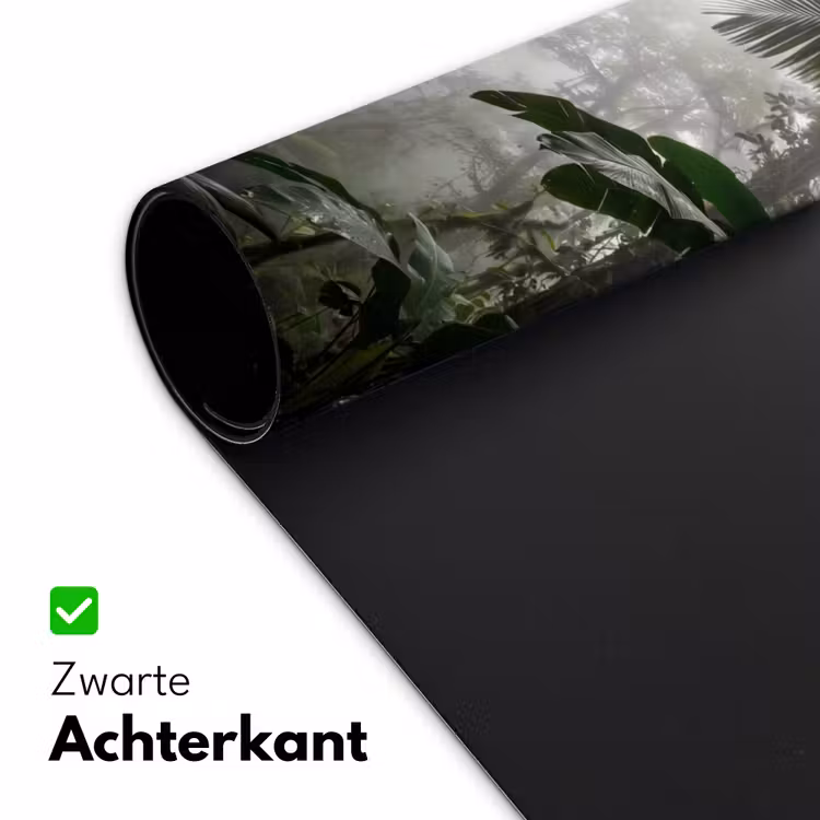 Bureau onderlegger - Natuur - Jungle - Mist - Groen - Bladeren — 5