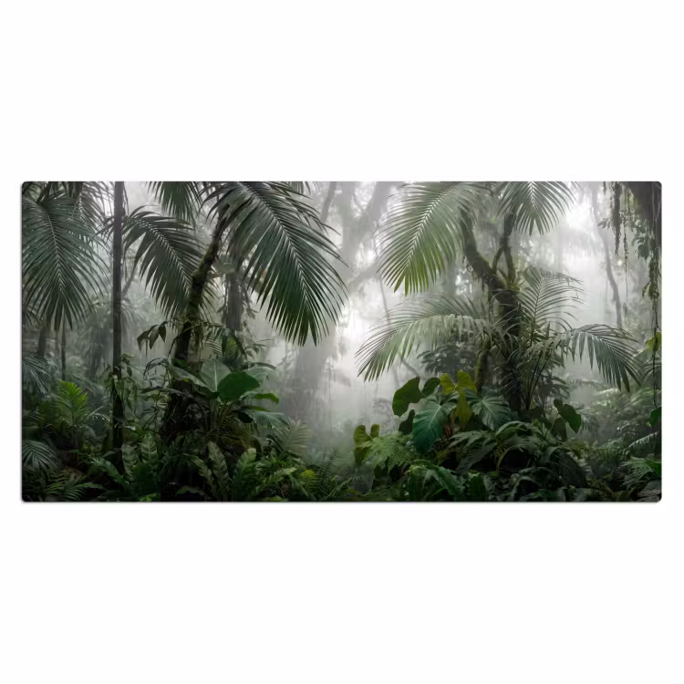 Bureau onderlegger - Natuur - Jungle - Mist - Tropisch - Groen — 2