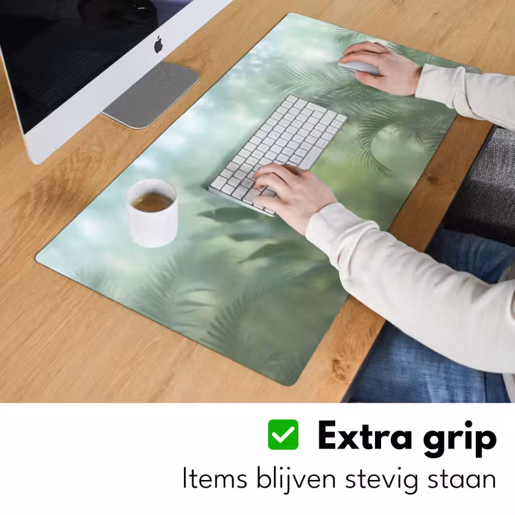 Bureau onderlegger - Natuur - Vervaagd - Groen - Abstract - Modern — 6