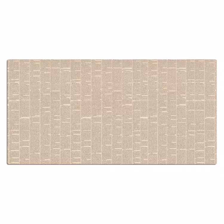 Bureau onderlegger - Krant - Nieuws - Historisch - Vintage - Beige — 2