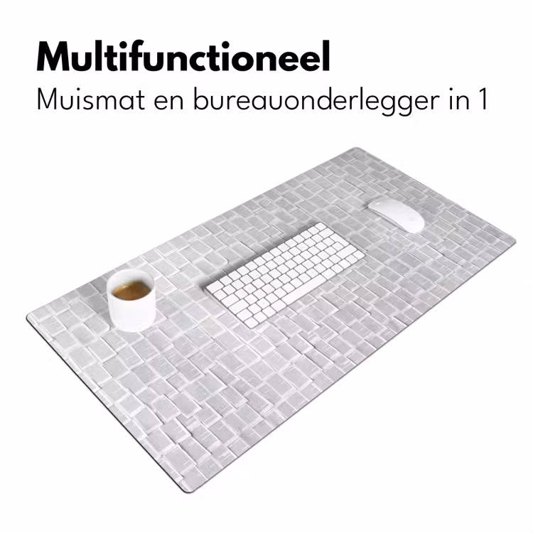 Bureau onderlegger - Papier - Overlappend - Textuur - Modern - Wit — 7