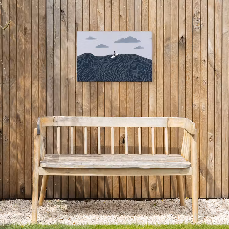 Buiten canvas - Persoon - Surfen - Oceaan - Natuur - Modern — 3