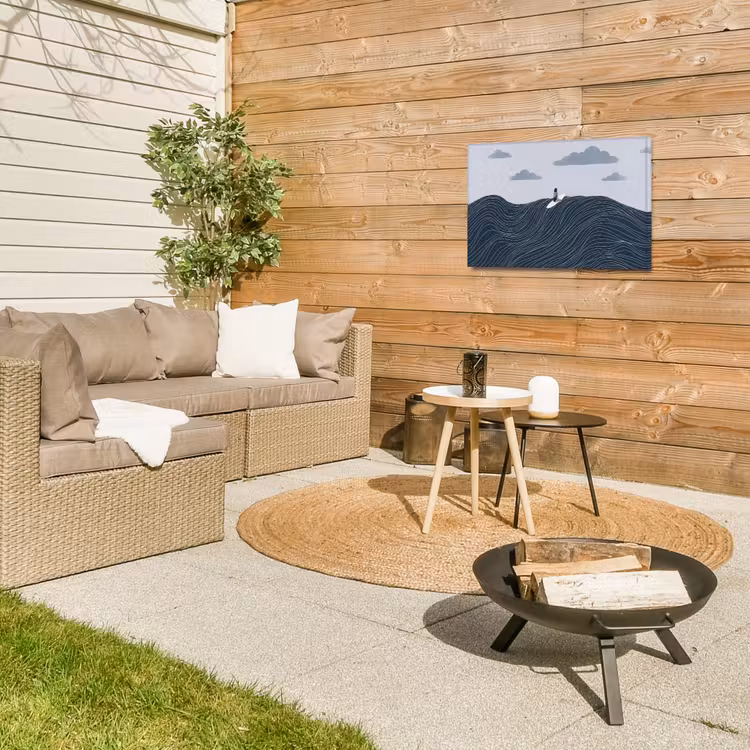 Buiten canvas - Persoon - Surfen - Oceaan - Natuur - Modern — 5