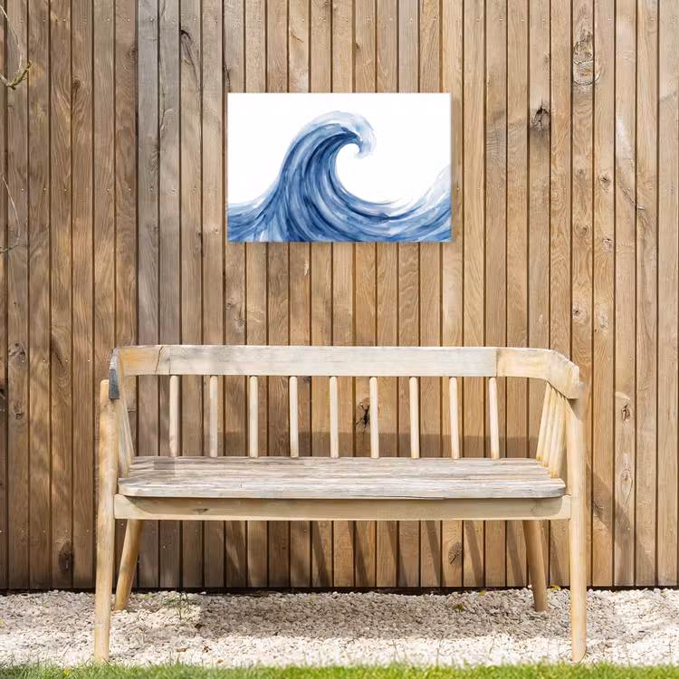 Buiten canvas - Water - Beweging - Natuur - Modern - Blauw — 3