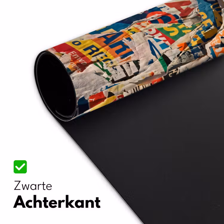 Bureau onderlegger - Abstract - Gelaagd papier - Urban - Modern - Kleurrijk — 5