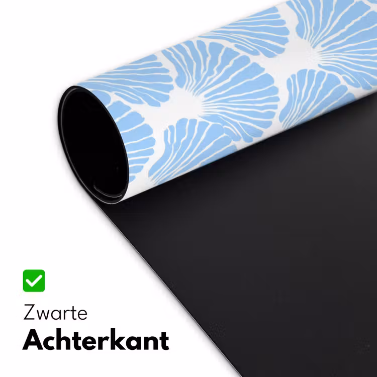 Bureau onderlegger - Blauw - Wit - Schelpen - Grafisch - Structuur — 5