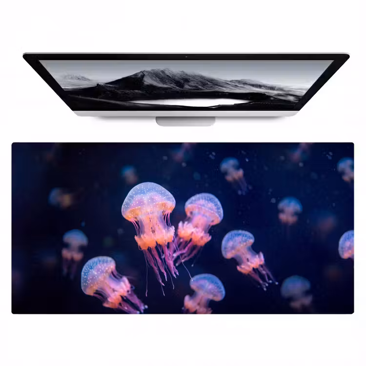 Bureau onderlegger - Dier - Onderwater - Natuur - Roze - Mysterieus — 1