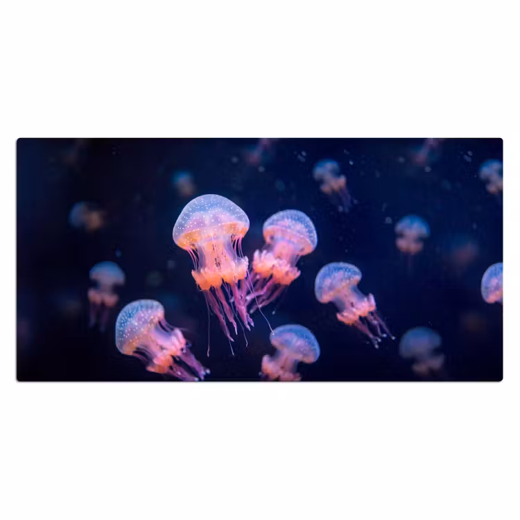 Bureau onderlegger - Dier - Onderwater - Natuur - Roze - Mysterieus — 2
