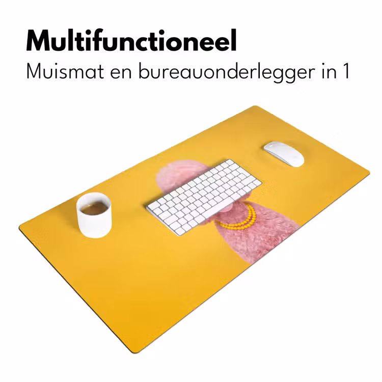 Bureau onderlegger - Hond - Kauwgum - Dieren - Modern - Roze — 7
