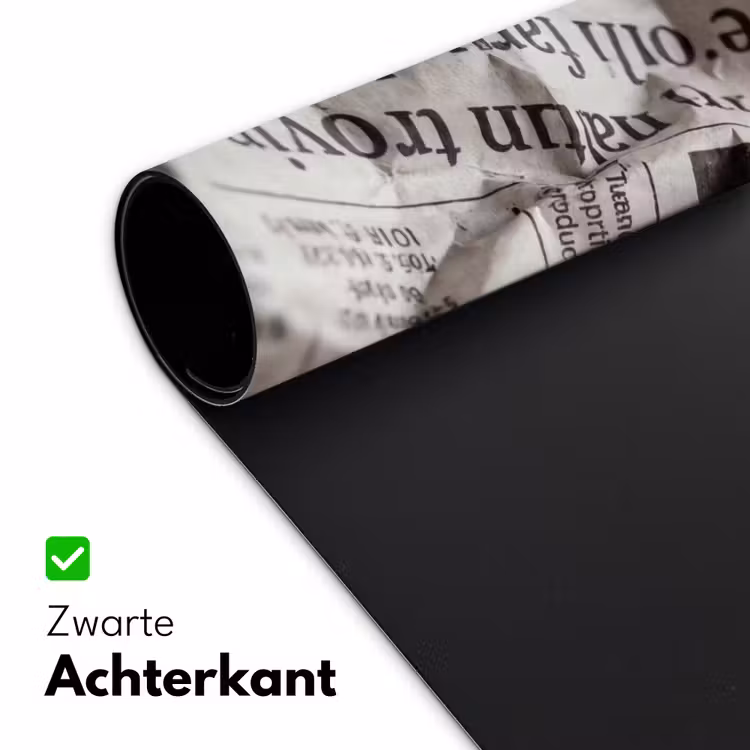 Bureau onderlegger - Krant - Gekreukeld - Textuur - Vintage - Zwart-wit — 5