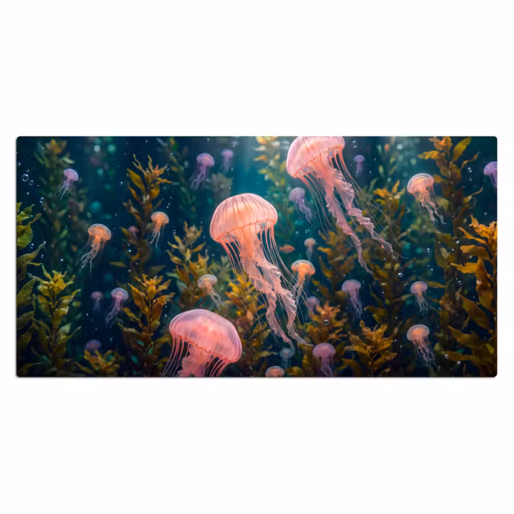 Bureau onderlegger - Kwal - Roze - Onderwater - Zeeleven - Dieren — 2