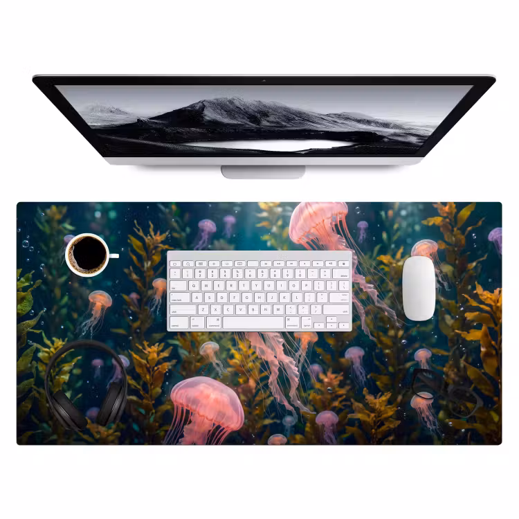 Bureau onderlegger - Kwal - Roze - Onderwater - Zeeleven - Dieren — 4