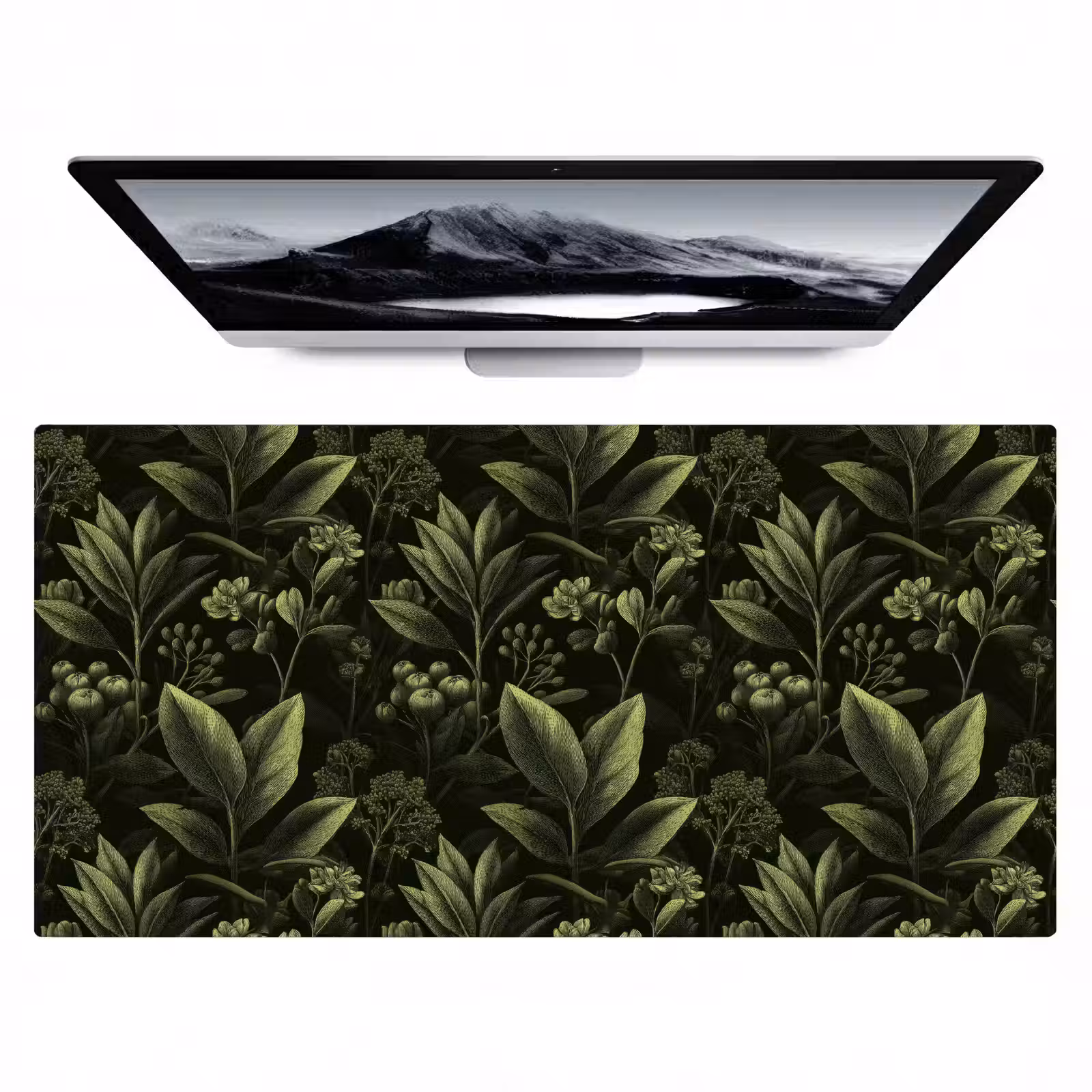 Bureau onderlegger - Klassiek - Donker - Botanisch - Planten — 1