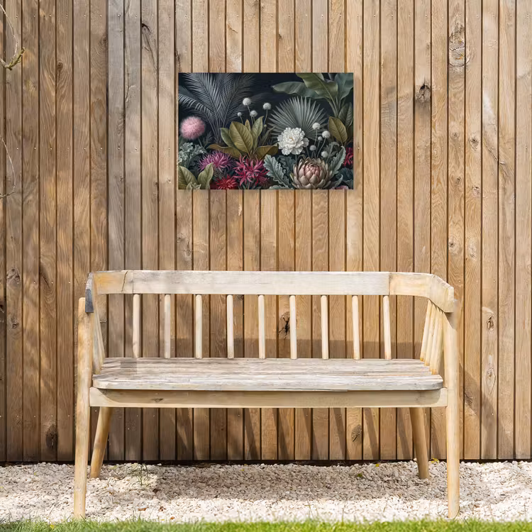 Buiten canvas - Planten - Tropisch - Botanisch - Donker - Groen — 3