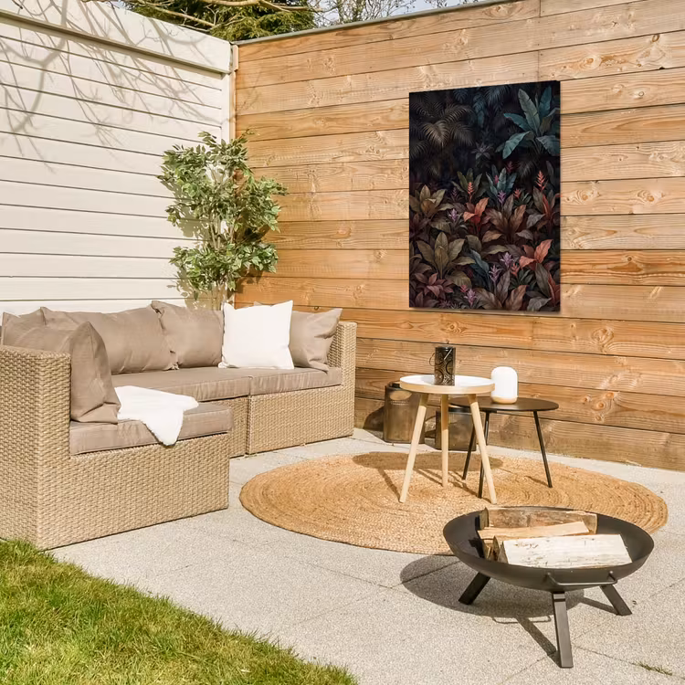 Buiten canvas - Planten - Tropisch - Jungle - Donker - Natuur — 4