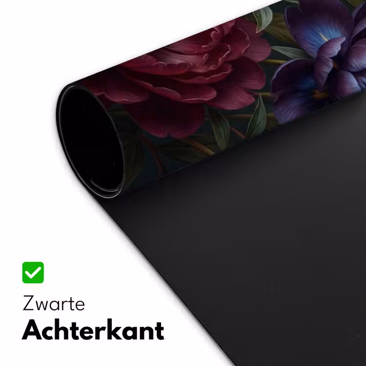 Bureau onderlegger - Bloemen - Boeket - Natuur - Modern - Donker — 5