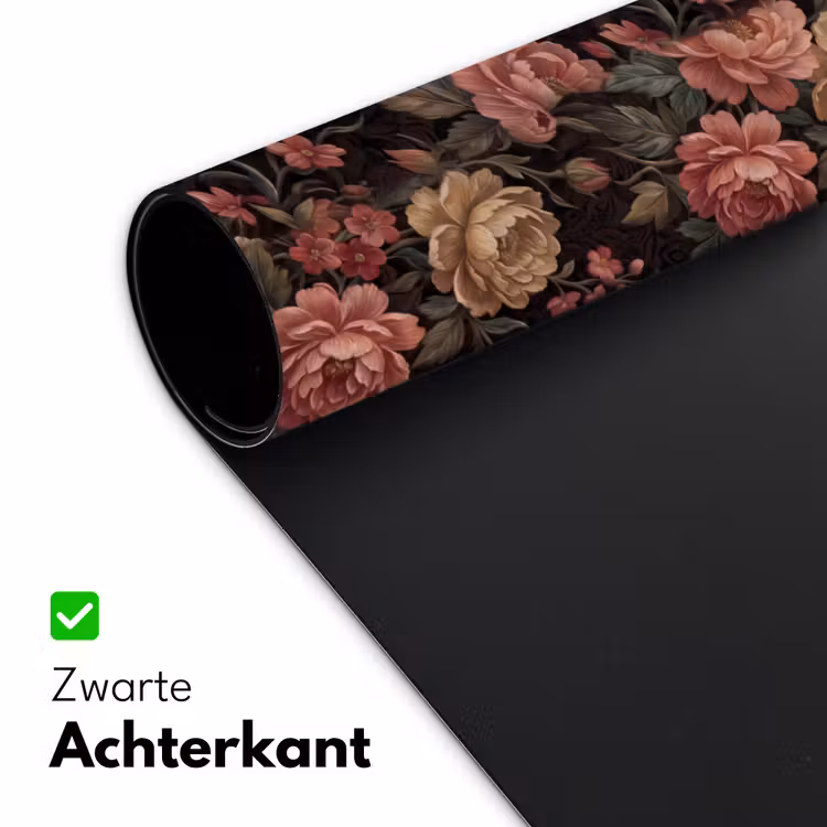 Bureau onderlegger - Bloemen - Patroon - Natuur - Vintage - Roze — 5