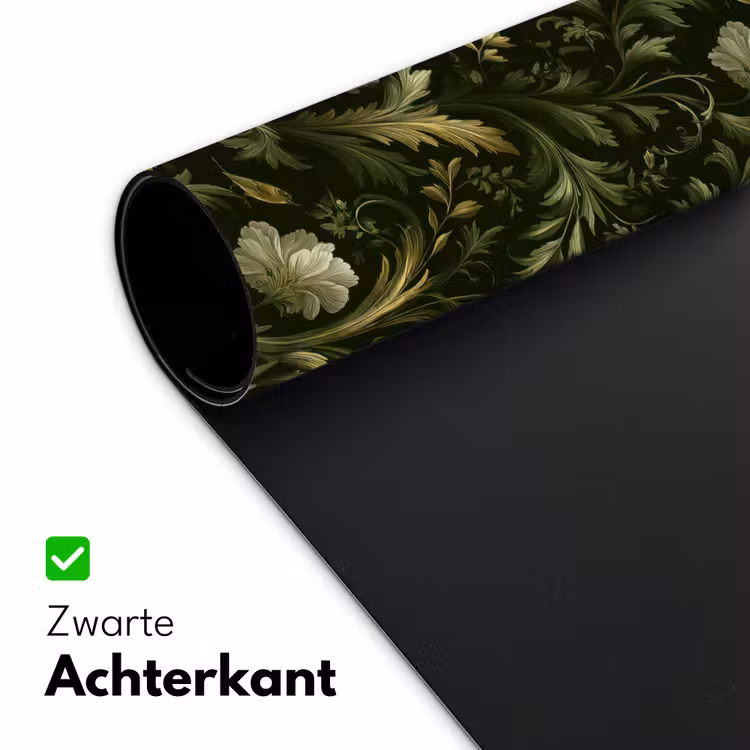 Bureau onderlegger - Botanisch - Naadloos - Bloemen — 5