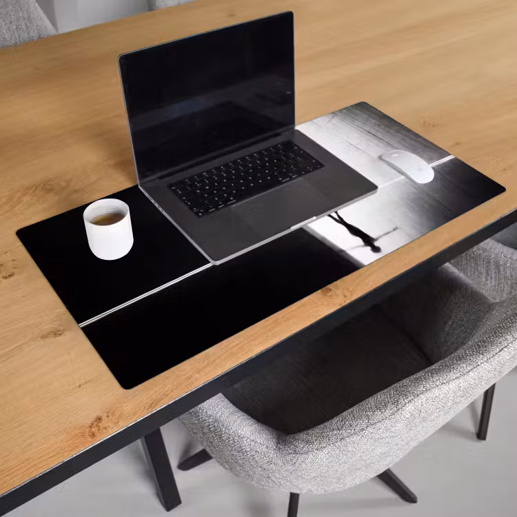 Bureau onderlegger - Danser - Silhouette - Kunst - Modern - Zwart-wit — 3