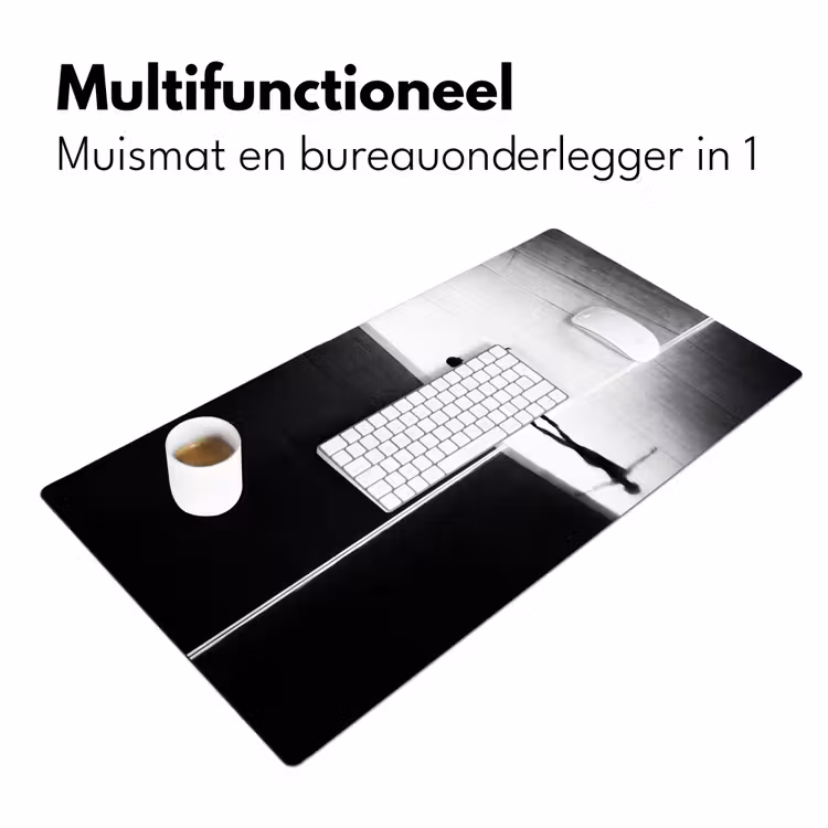Bureau onderlegger - Danser - Silhouette - Kunst - Modern - Zwart-wit — 7