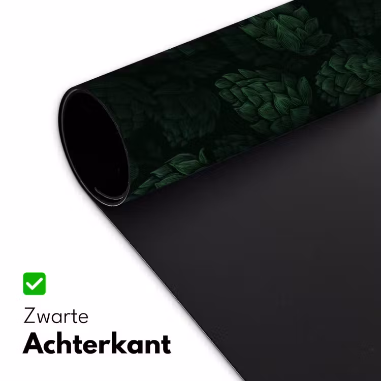 Bureau onderlegger - Donker - Groen - Hopbellen - Botanisch - Illustratie — 5