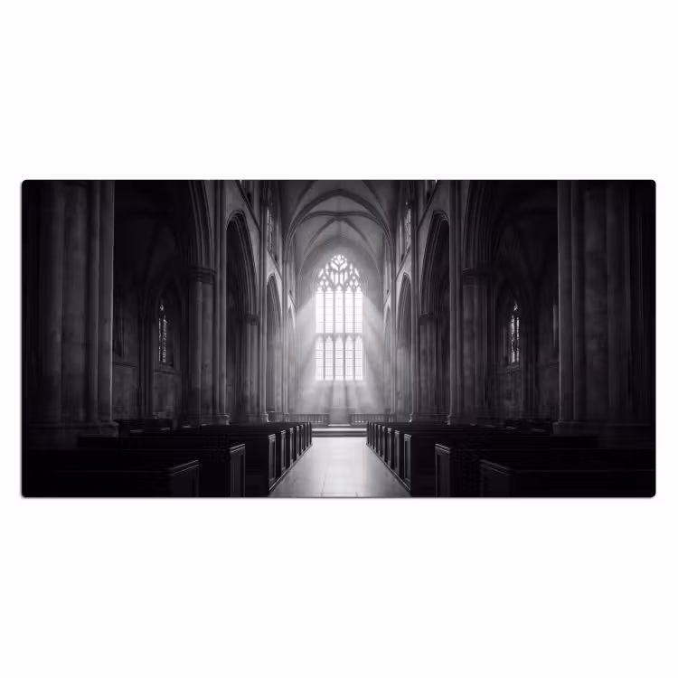 Bureau onderlegger - Kerk - Interieur - Lichtstralen - Architectuur - Klassiek — 2