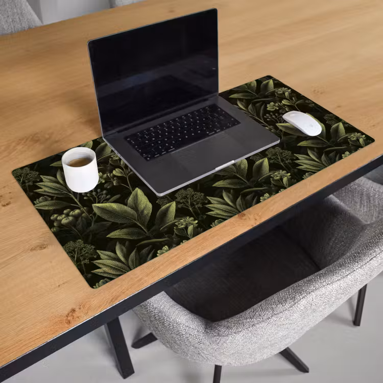 Bureau onderlegger - Klassiek - Donker - Botanisch - Planten — 3