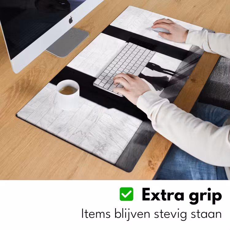 Bureau onderlegger - Mensen - Schaduw - Dans - Zwart-wit - Liefde — 6