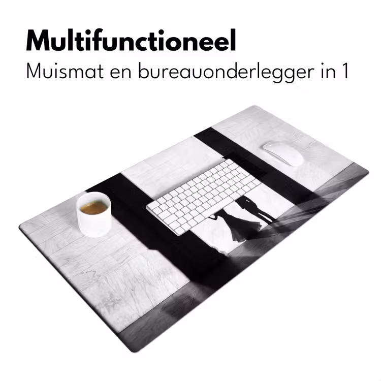 Bureau onderlegger - Mensen - Schaduw - Dans - Zwart-wit - Liefde — 7