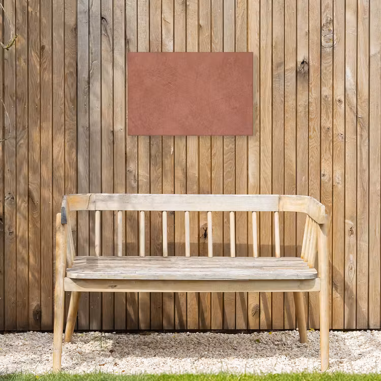 Buiten canvas - Textuur - Roodbruin - Grof - Modern — 3