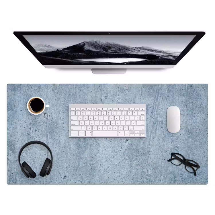 Bureau onderlegger - Oppervlak - Ruw - Abstract - Modern - Grijs — 4