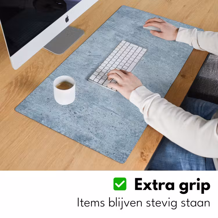 Bureau onderlegger - Oppervlak - Ruw - Abstract - Modern - Grijs — 6