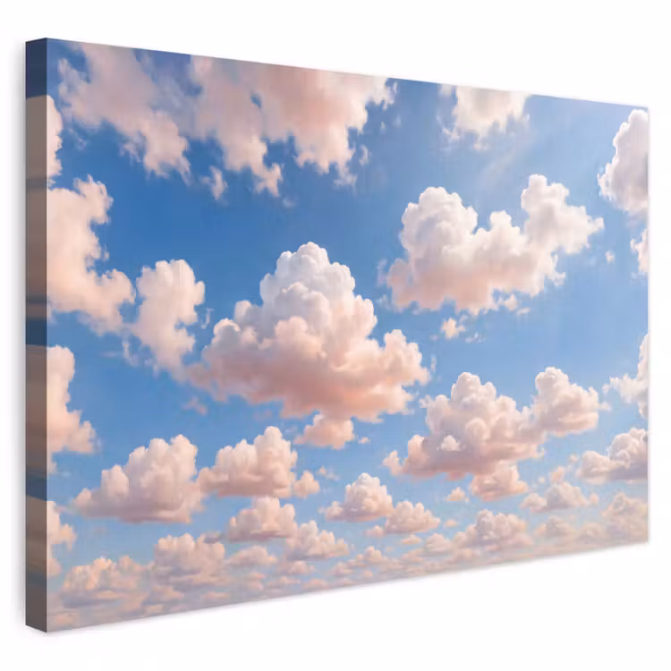Buiten canvas - Wolken - Hemel - Natuur - Licht - Blauw — 1