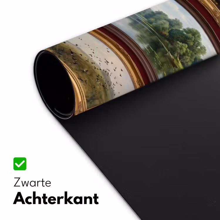Bureau onderlegger - Bloemen - Vaas - Klassiek - Kunst - Rood — 5