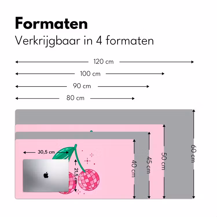 Bureau onderlegger - Decoratie - Disco-bal - Feest - Roze — 8