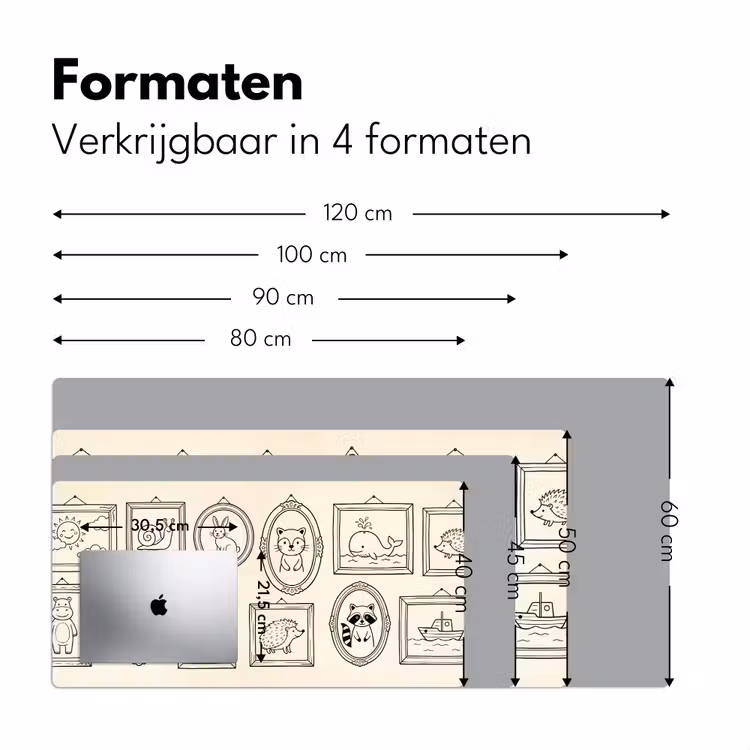 Bureau onderlegger - Dieren - Illustratie - Lijsten - Galerij - Speels — 8